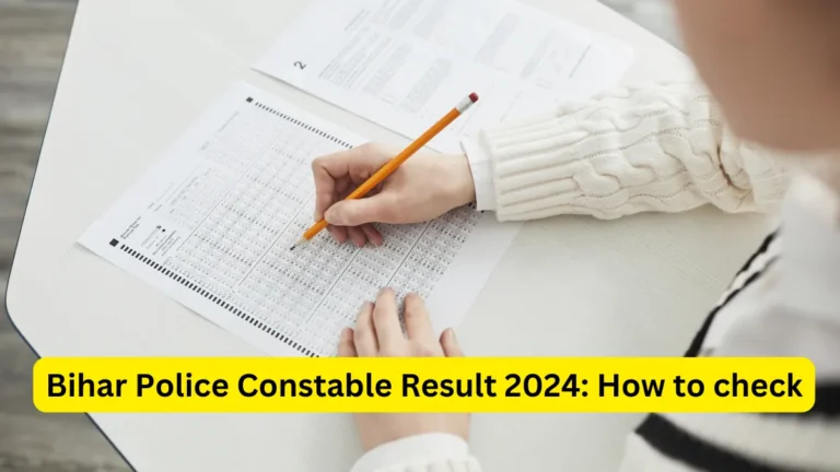 Bihar Police Constable Result 2024