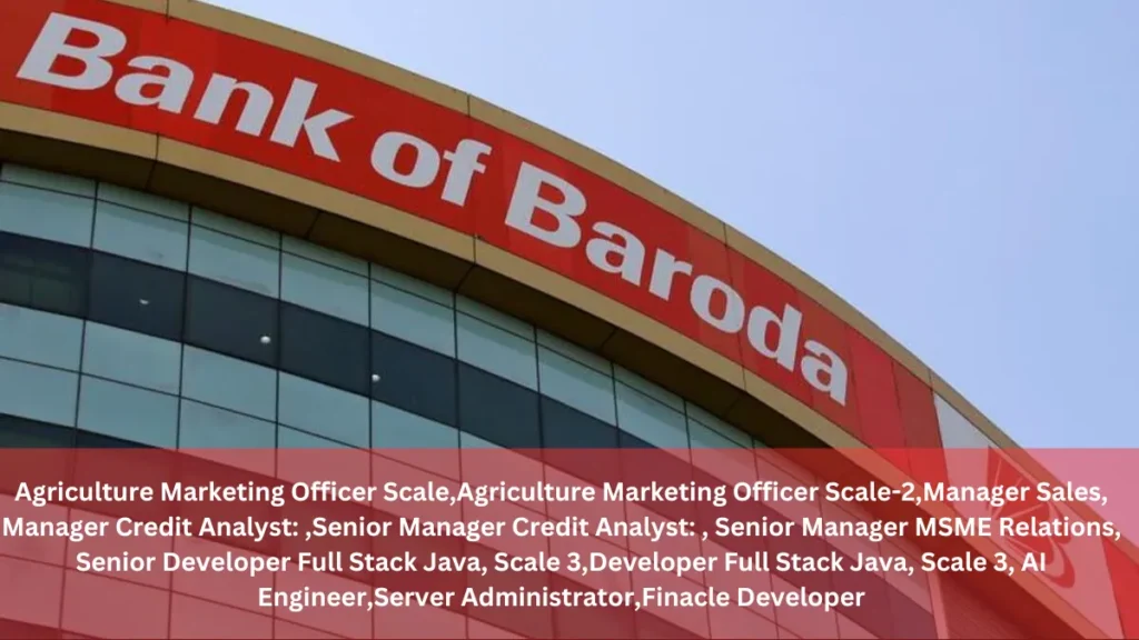 Bank of Baroda SO Recruitment 2025