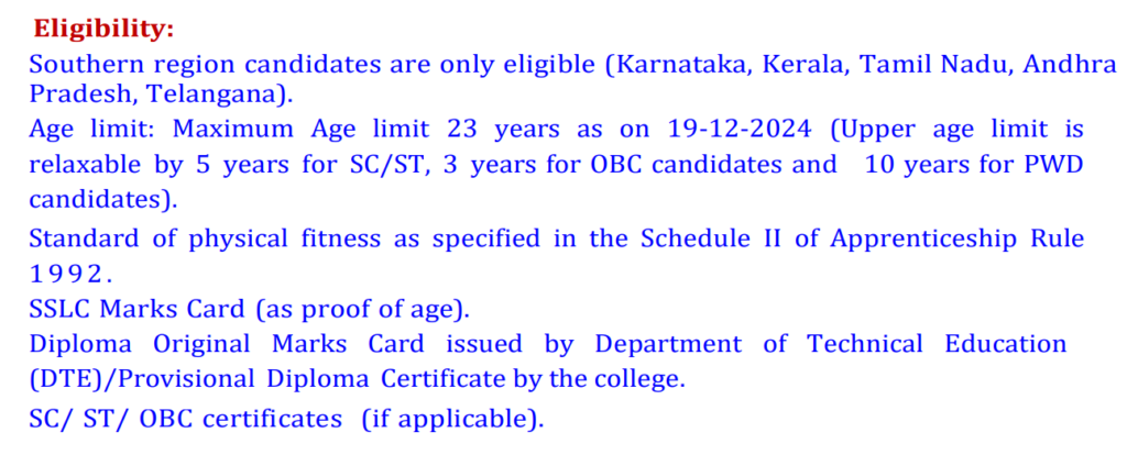 BEL Walk-In Dates and Eligibility 2024