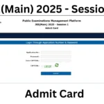 JEE Main 2025 Admit Card