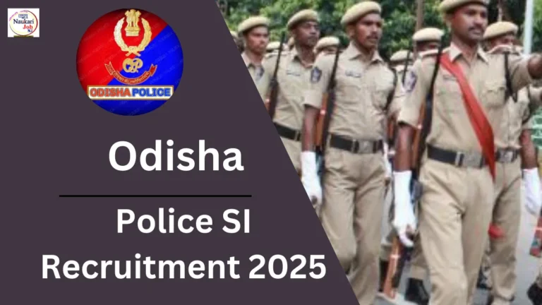 Odisha Police SI Recruitment 2025